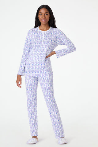Roller Rabbit Lavender Monkey Pajamas