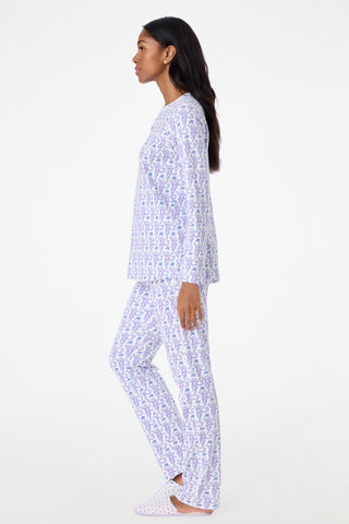 Roller Rabbit Lavender Monkey Pajamas