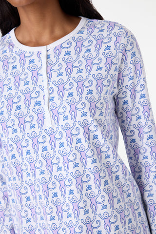 Roller Rabbit Lavender Monkey Pajamas
