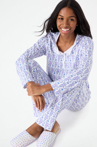 Roller Rabbit Lavender Monkey Pajamas