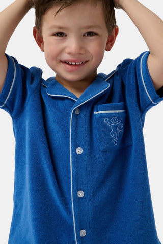 Roller Rabbit Navy Kids Monkey Embroidery Leo Polo