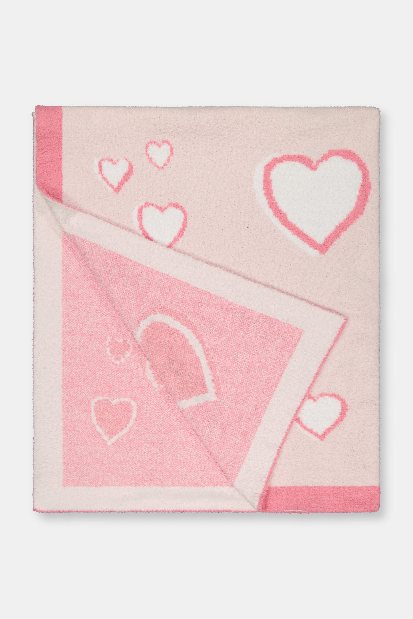 Roller Rabbit Pink Hearts Dreams Blanket