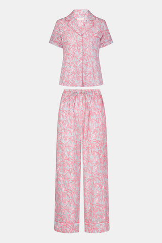 Roller Rabbit Pink Jungle Toile Stripe Liza Set