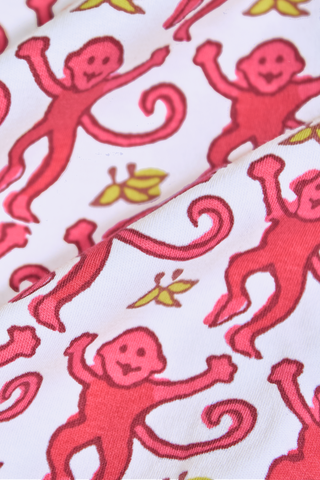 Monkey Infant Short Sleeve Onesie