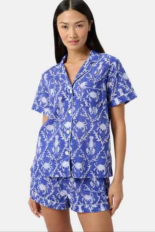 Roller Rabbit Blue Lobster Trellis Livy Set