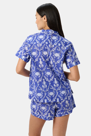 Roller Rabbit Blue Lobster Trellis Livy Set