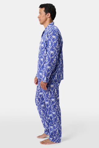 Roller Rabbit Blue Mens Lobster Trellis Loungewear