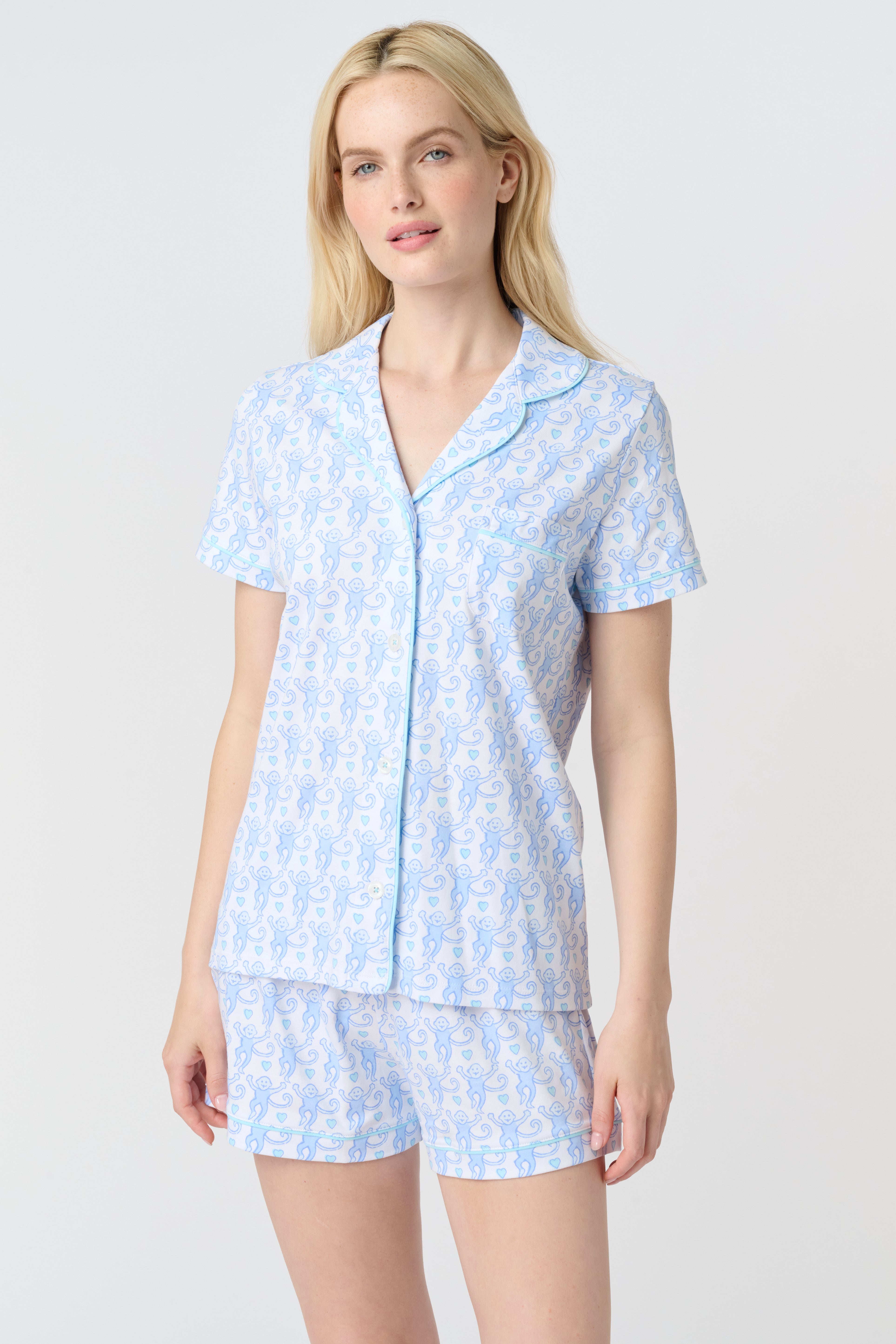 Lovely Monkey Polo Pajamas | Roller Rabbit
