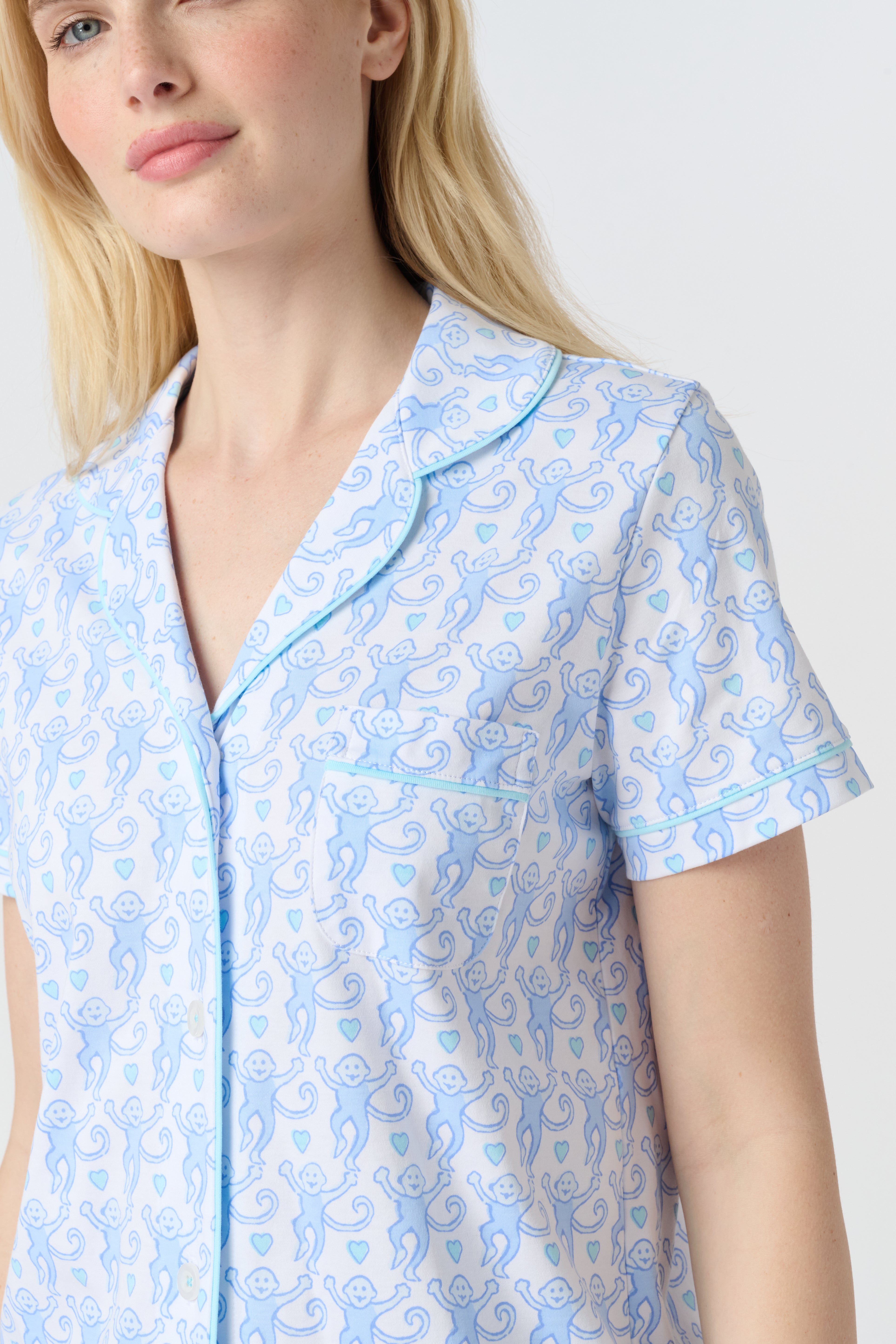 Lovely Monkey Polo Pajamas | Roller Rabbit