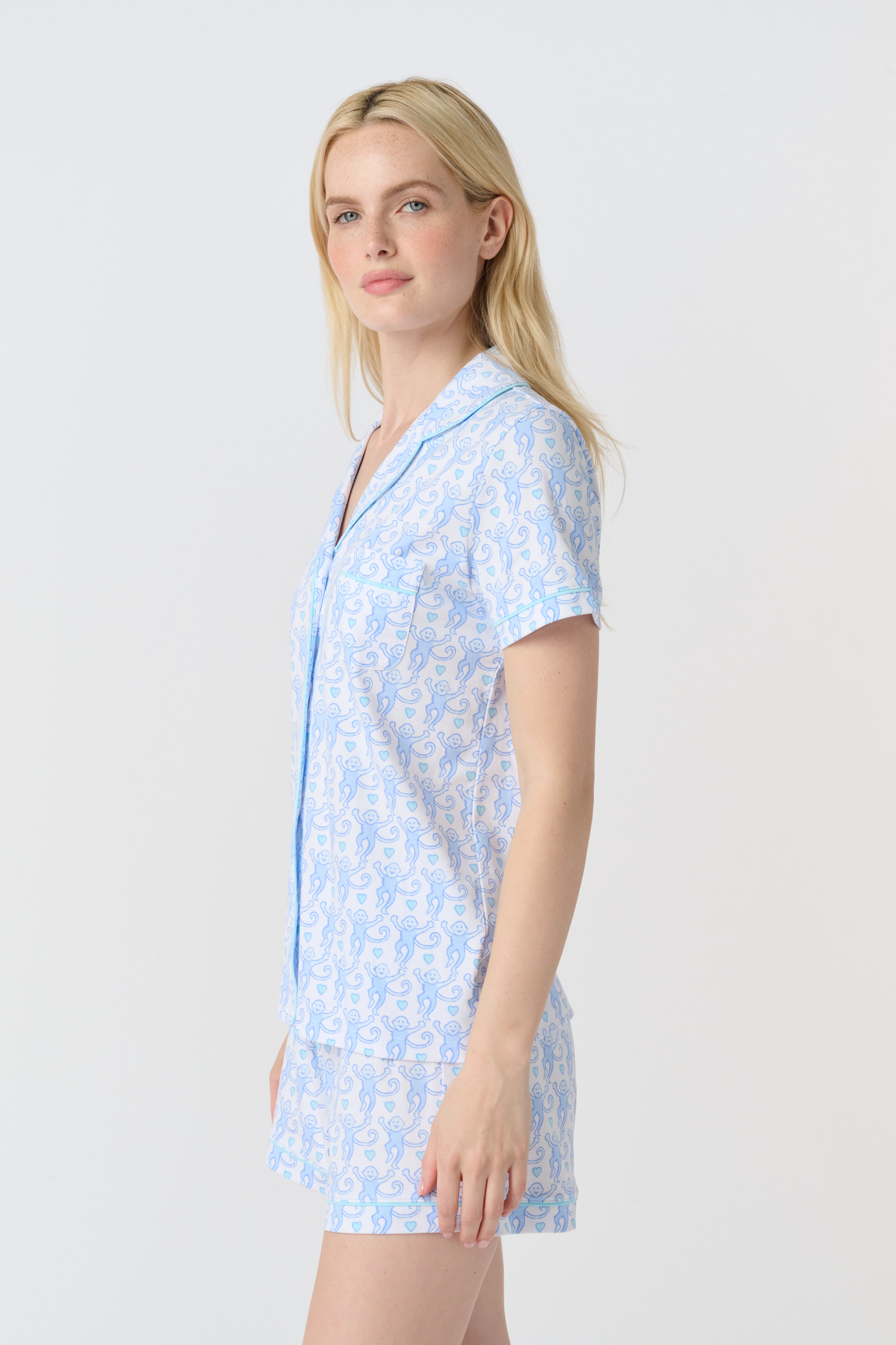 Lovely Monkey Polo Pajamas | Roller Rabbit