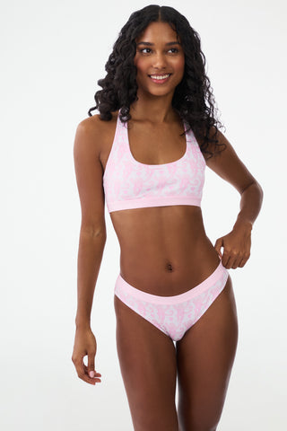Roller Rabbit Lovely Monkey Hudson Bikini Pink