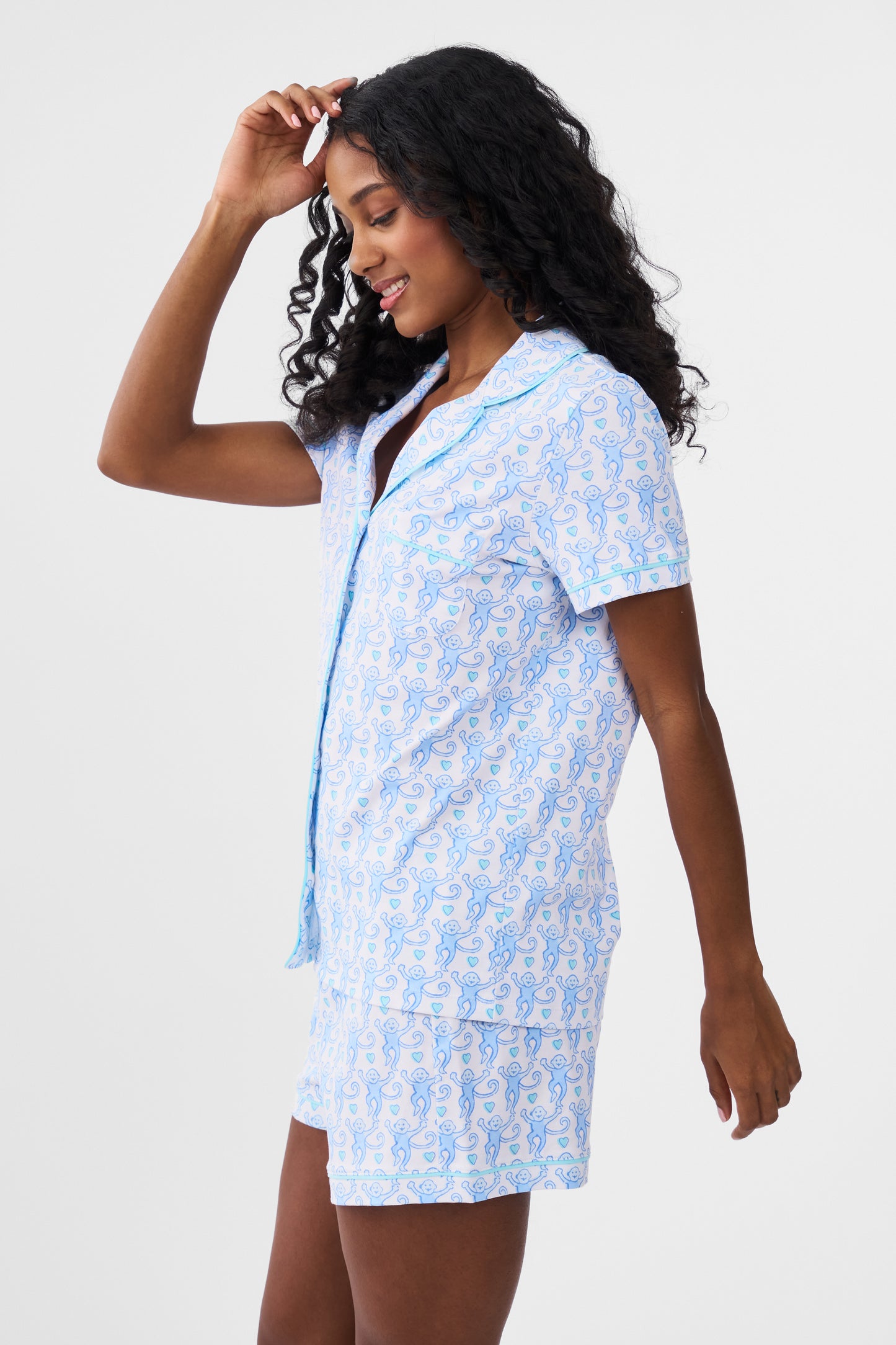 Lovely Monkey Polo Pajamas view 5