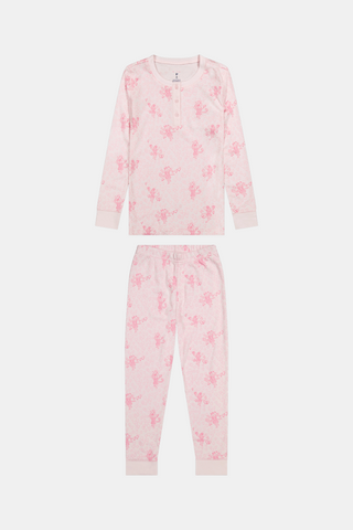 Roller Rabbit Blush Kids Cupid's Kiss Juniper Pajamas