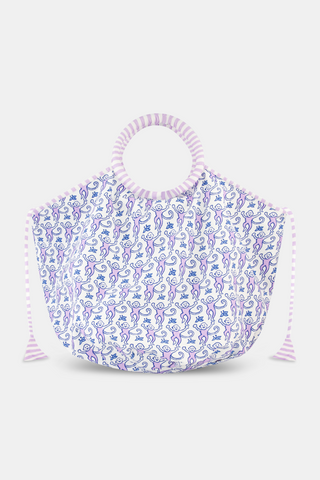 Roller Rabbit Lavender Monkey Bondi Bag
