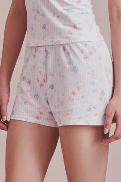 Candy Heart Stripe Jones Shortie – Roller Rabbit