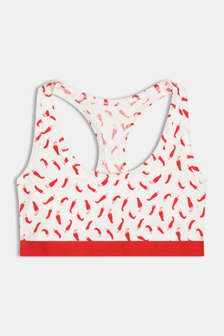Roller Rabbit Red Picante Madison Racerback Bralette