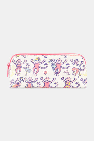 Palm Beach Monkey Makeup Bag