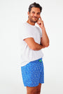 Roller Rabbit Men's Cobalt Monkey Swim Trunk