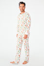 Roller Rabbit Mens Gingerbread Party Spencer Pajamas