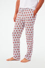 Roller Rabbit Mens Red/Black Lovely Monkey Simon Pant