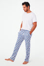 Roller Rabbit Mens Blue/Yellow Lovely Monkey Simon Pant