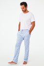 Roller Rabbit Mens Powder Blue/Navy Lovely Monkey Simon Pant