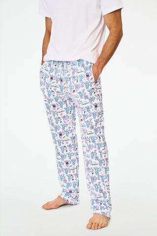 Roller Rabbit Chicago Blue Monkey Simon Pant