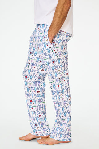 Roller Rabbit Chicago Blue Monkey Simon Pant