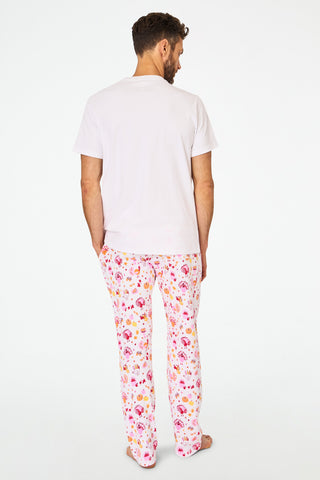 Roller Rabbit Men's Orange Fall-A-Palooza Troy Pajamas