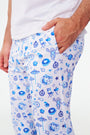 Roller Rabbit Men's Blue Latte Lane Simon Pant