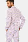 Men's Trick or Treat Long Sleeve Polo Pajamas