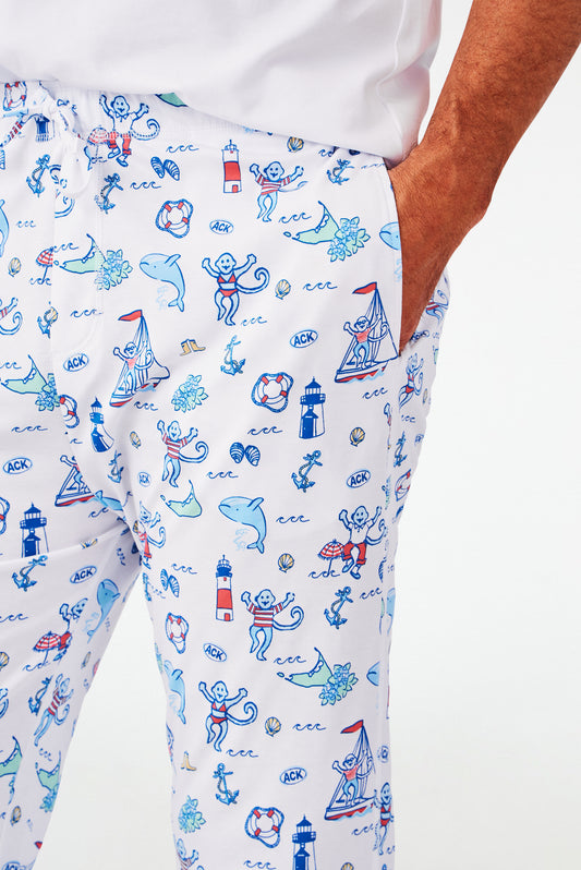 Roller Rabbit Mens Nantucket Monkey Simon Pant