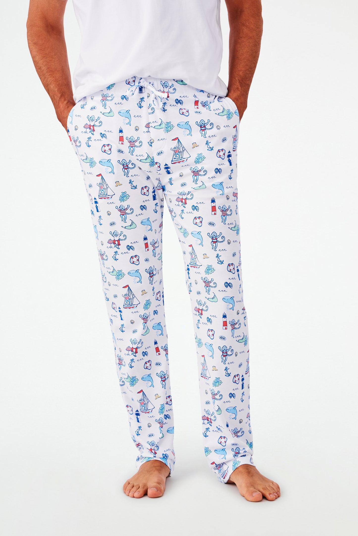 Roller Rabbit Mens Nantucket Monkey Simon Pant