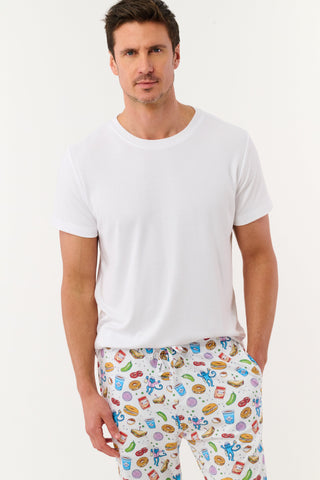 Roller Rabbit Blue Mens New York Nosh Troy Pajamas