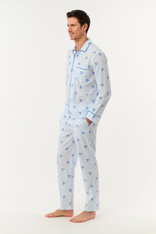 Mens Mini Monkey Stripe Loungewear