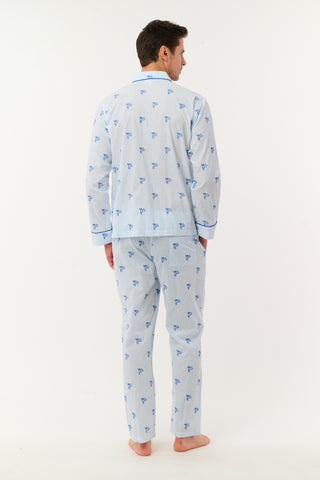 Mens Mini Monkey Stripe Loungewear