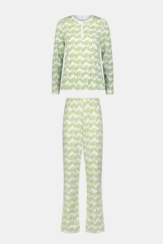 Roller Rabbit Lime Minnows Pajamas