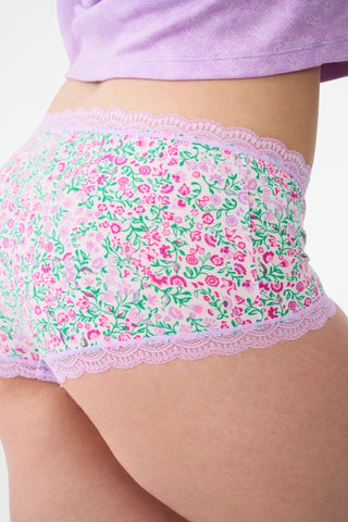 Mixed Icon Boyshort 4 Pack