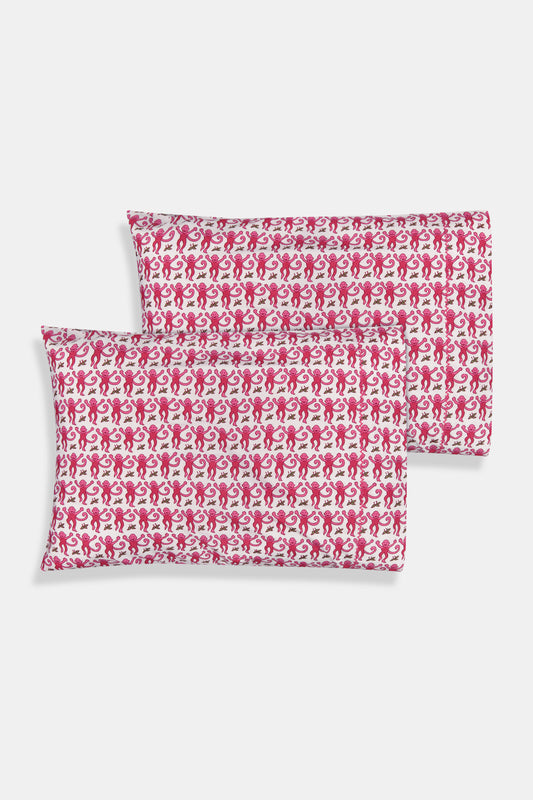 Monkey Pillowcase Set