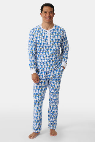 Mens Monkey Spencer Pajamas