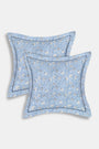 Roller Rabbit Morris Floral Pillowcase Set Blue