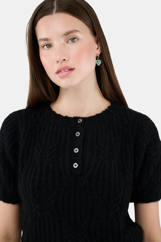 ROLLER RABBIT BLACK NADIA SWEATER