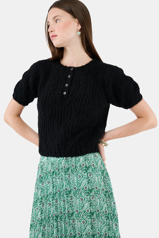 ROLLER RABBIT BLACK NADIA SWEATER