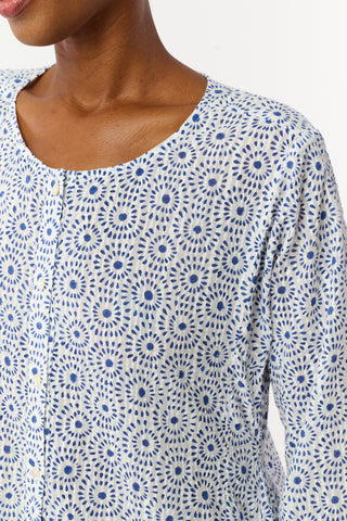 Naolin Fish Border Anu Long Kurta