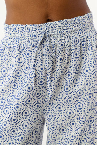 Roller Rabbit White Naolin Fish Border Caspian Pant