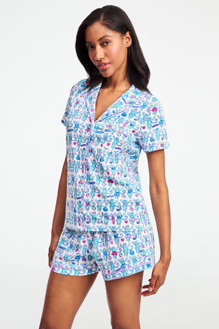 Newport Beach Monkey Polo Pajamas