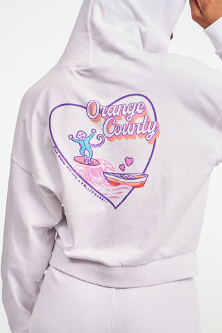 O.C. Monkey Cropped Zip Up