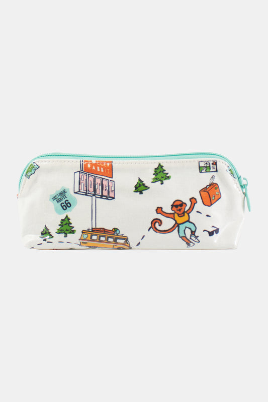 Roller Rabbit On The Road Small Makeup Bag