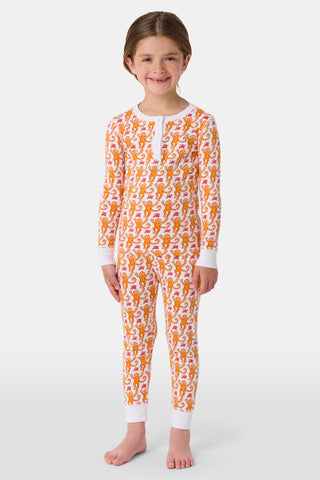 Roller Rabbit Orange Kids Monkey Pajamas
