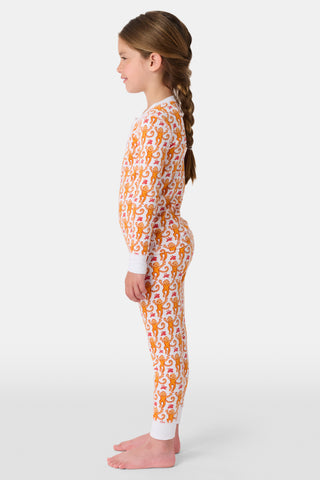 Roller Rabbit Orange Kids Monkey Pajamas